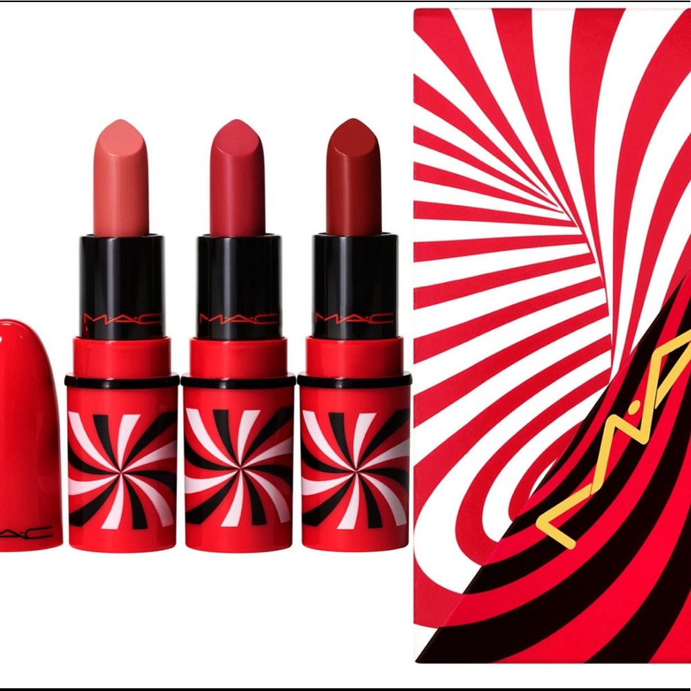 M A C  TINY TRICKS MINI LIPSTICK TRIO ($42 VALUE)